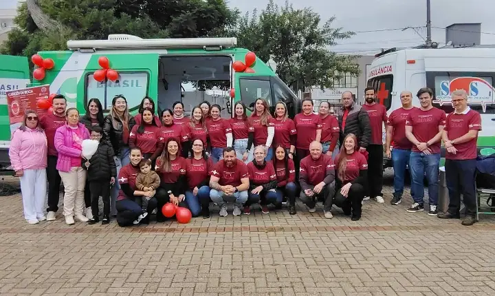 Ação da campanha Maio Vermelho é realizada com sucesso em Campos Novos