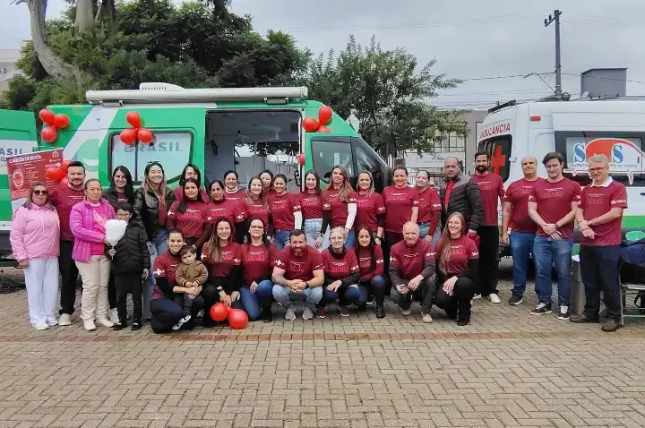 Ação da campanha Maio Vermelho é realizada com sucesso em Campos Novos