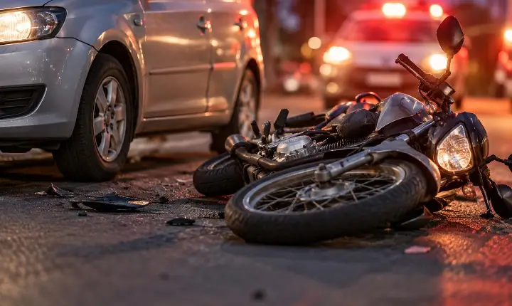 Acidentes envolvendo motocicletas deixam dois feridos em Campos Novos