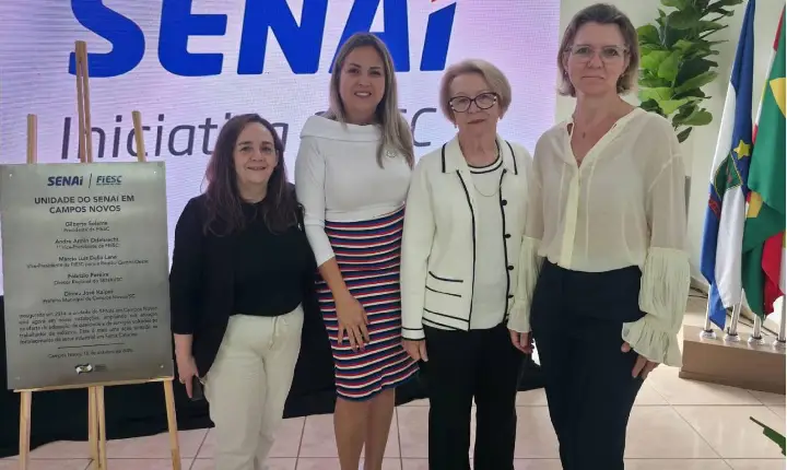 ACIRCAN participa da inauguração da nova unidade do SENAI em Campos Novos