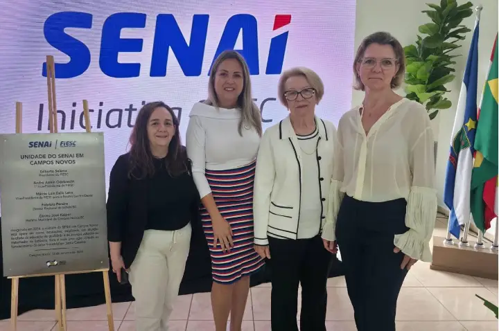 ACIRCAN participa da inauguração da nova unidade do SENAI em Campos Novos
