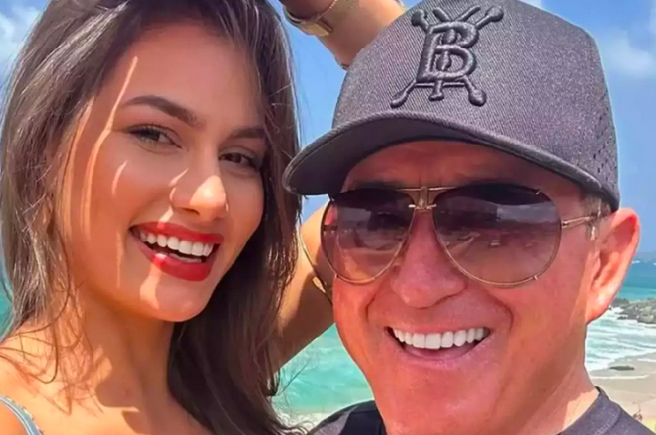 Aos 74 anos, Amado Batista se declara à esposa de 22 anos: 'Não existem regras'.