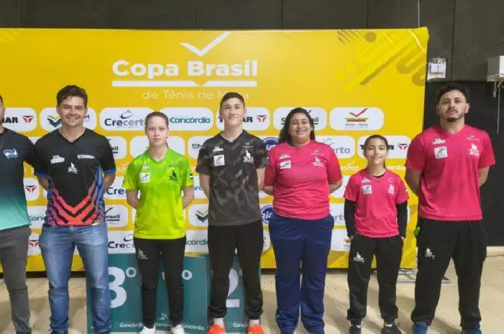 Atletas conquistam títulos nas Copas Brasil de Tênis de Mesa.