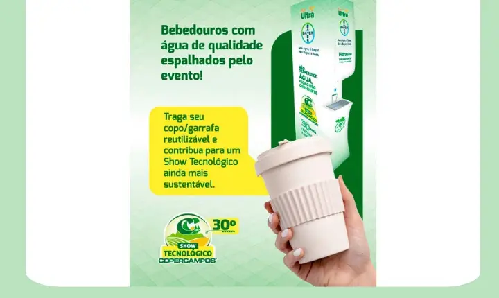 Bebedouros no campo reforçam compromisso ambiental