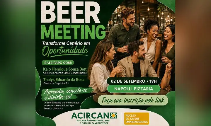 Beer Meeting reúne jovens empreendedores para discutir oportunidades e negócios