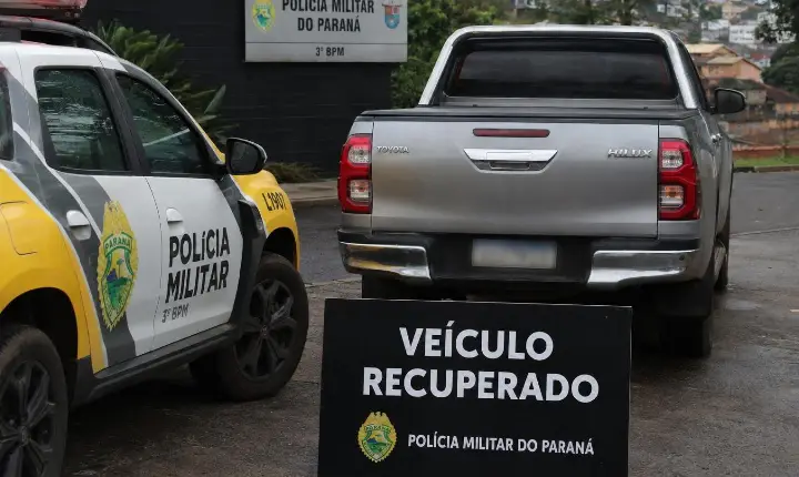 Caminhonete furtada em Campos Novos é recuperada no Paraná
