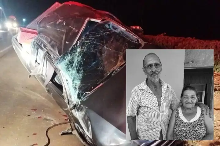 Casal perde a vida após saída de pista e capotamento na BR-470 em Campos Novos
