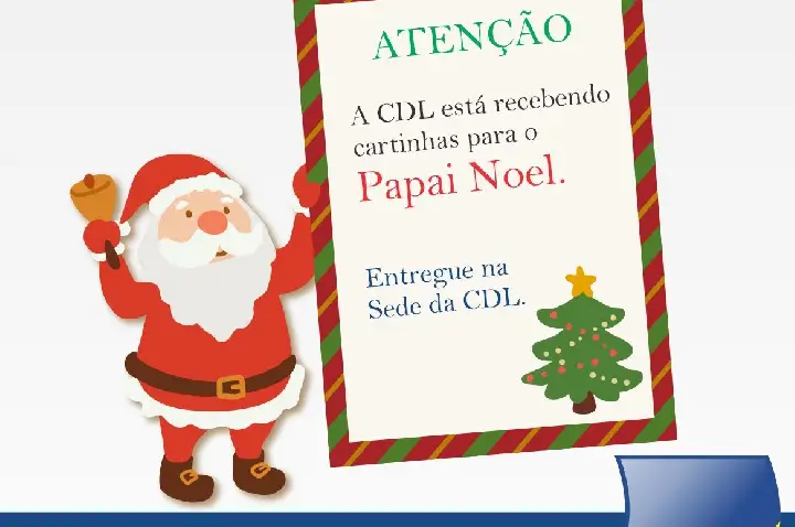 CDL de Campos Novos abre campanha para receber cartinhas ao Papai Noel
