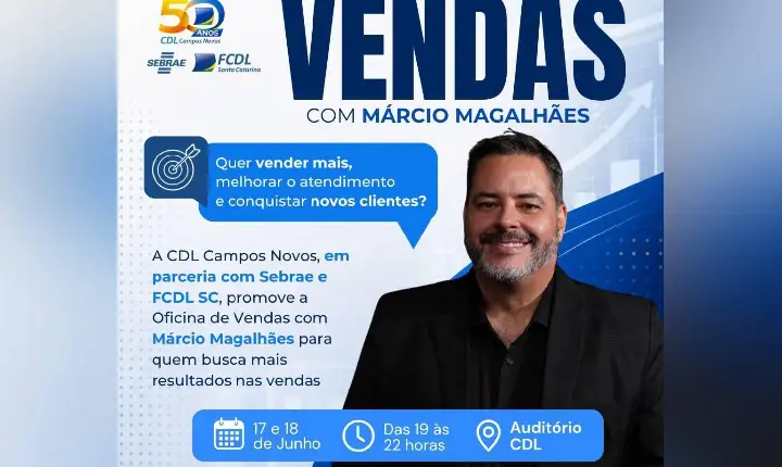 CDL realizará OFICINA de Vendas