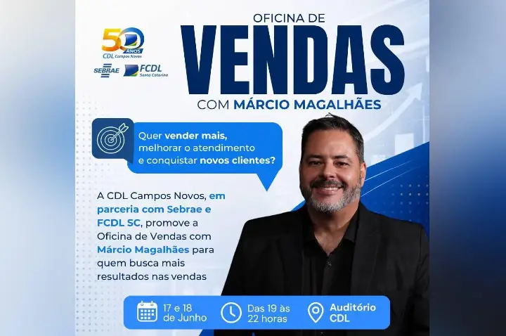CDL realizará OFICINA de Vendas