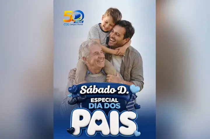 CDL realizará Sábado D, ‘Dia dos Pais’ na Praça Lauro Müller
