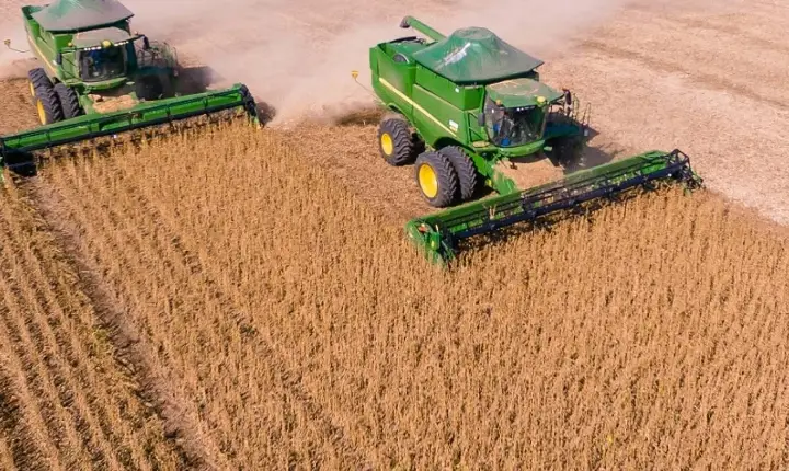 Coocam atinge 90% da colheita da soja com resultados positivos