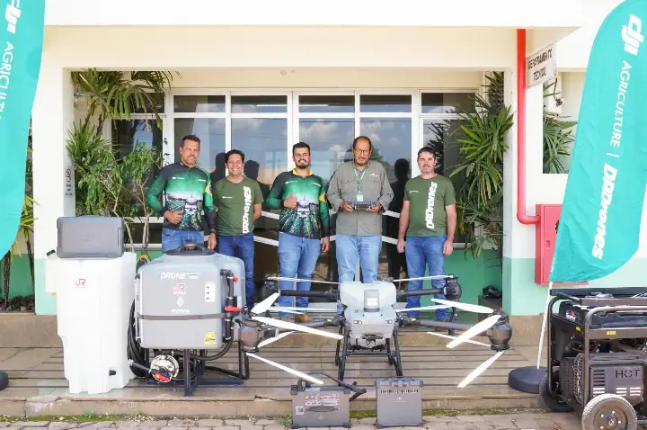 Copercampos inicia testes com drone agrícola no Campo Demonstrativo