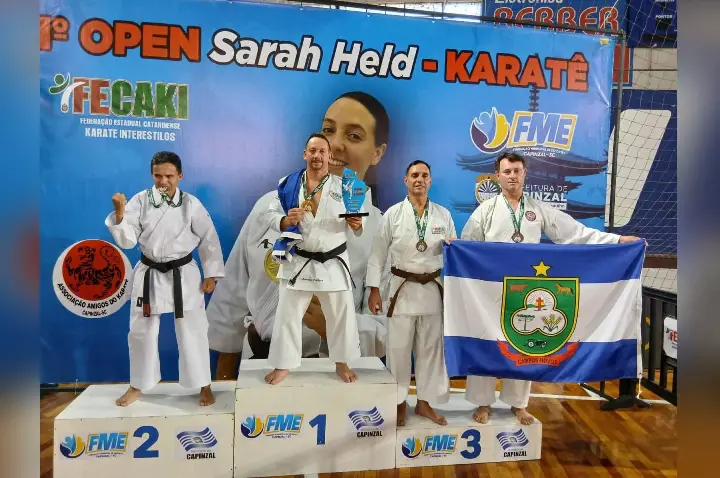 Destaque no tatame: atletas de Campos Novos sobem ao pódio em Capinzal