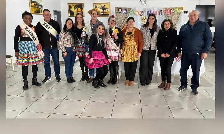 Festa Junina do Centro de Convivência do Idoso reúne integração, alegria e tradição em Campos Novos