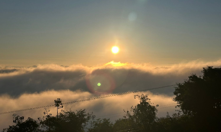 Frio intenso segue até sábado em Santa Catarina com geada e mínimas negativas.