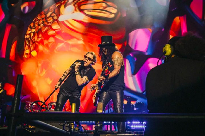 Guns N’ Roses começa turnê no Brasil com show na Arena Opus,na Grande Florianópolis.
