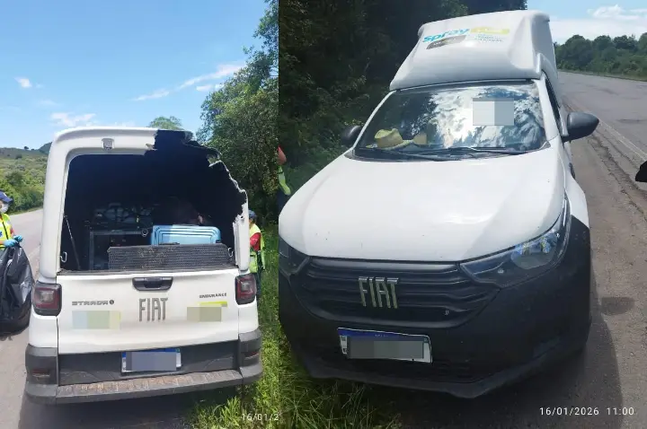 Homem é encontrado morto dentro de veículo na BR-470, em Campos Novos