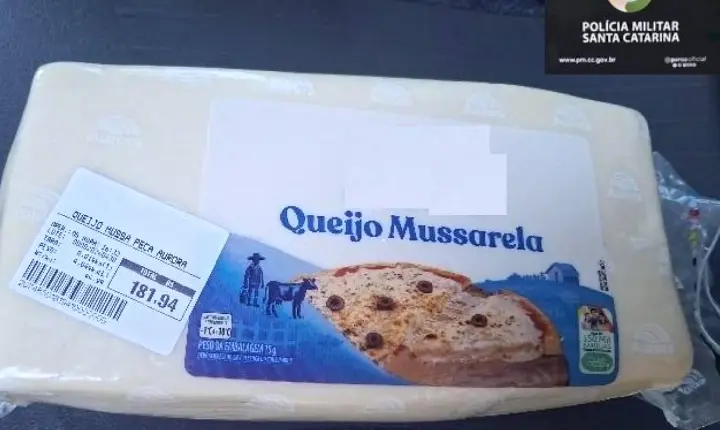 Homem é preso após furtar peça de queijo em supermercado de Campos Novos