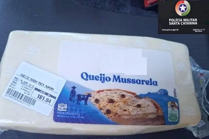 Homem é preso após furtar peça de queijo em supermercado de Campos Novos