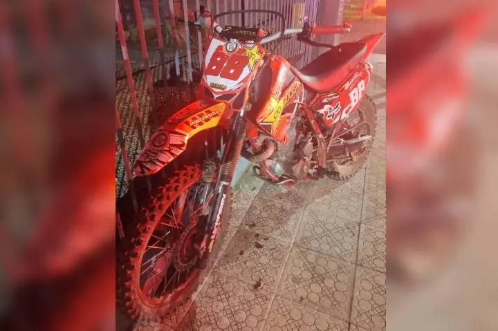 Homem é preso por conduzir motocicleta com chassi adulterado em Campos Novos