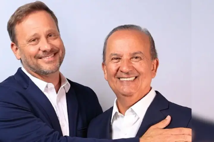 Jorginho Mello anuncia Adriano Silva como pré-candidato a vice-governador de Santa Catarina