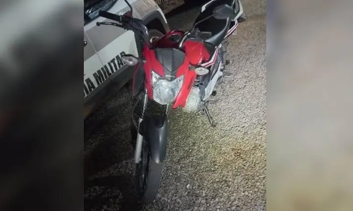 Jovem foge de abordagem policial, é flagrado em direção perigosa e autuado por conduzir sem CNH em Brunópolis