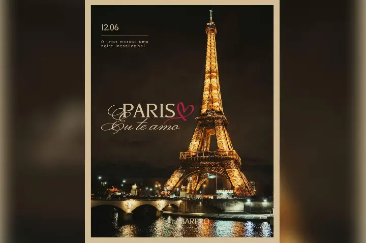 Labarero Gastronomia transforma o Dia dos Namorados em uma noite inspirada no romantismo de Paris