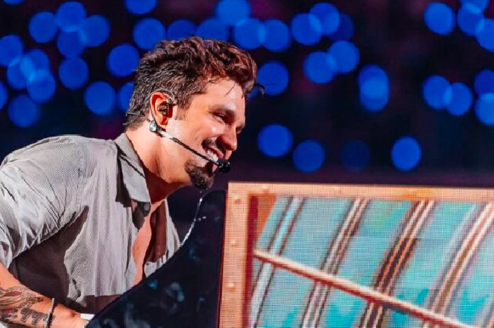 Luan Santana responde se tem vontade de ter mais um filho: ‘Dois filhos e um cachorro’