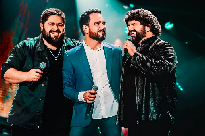 Luciano Camargo une fé e sertanejo com César Menotti & Fabiano.