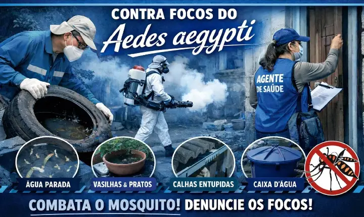 Município Intensifica Alerta Contra Focos do Aedes aegypti