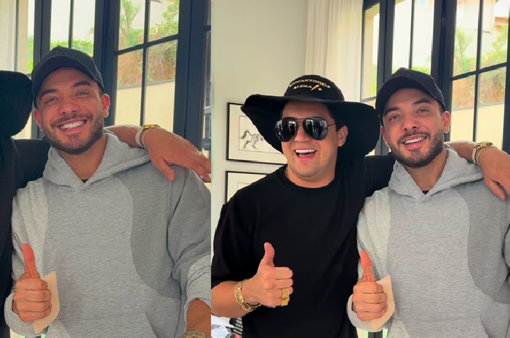 Natanzinho Lima celebra amizade com Wesley Safadão e revela presente inusitado.
