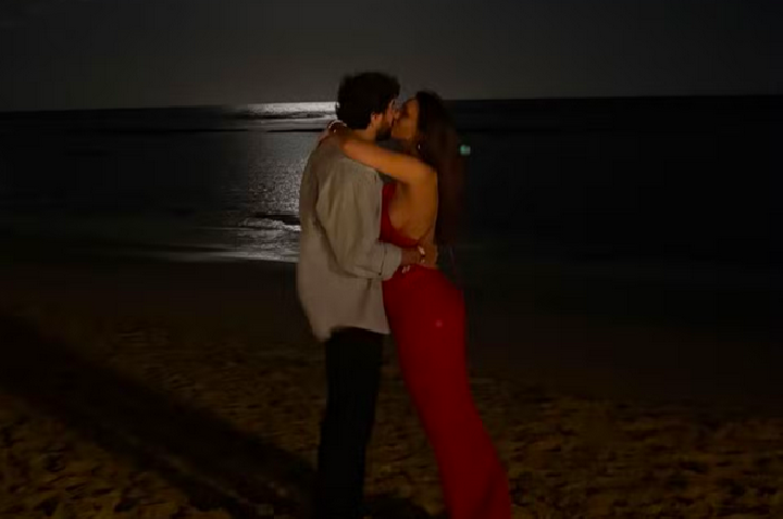 Nattan celebra namoro com Rafa Kalimann em jantar romântico na praia.