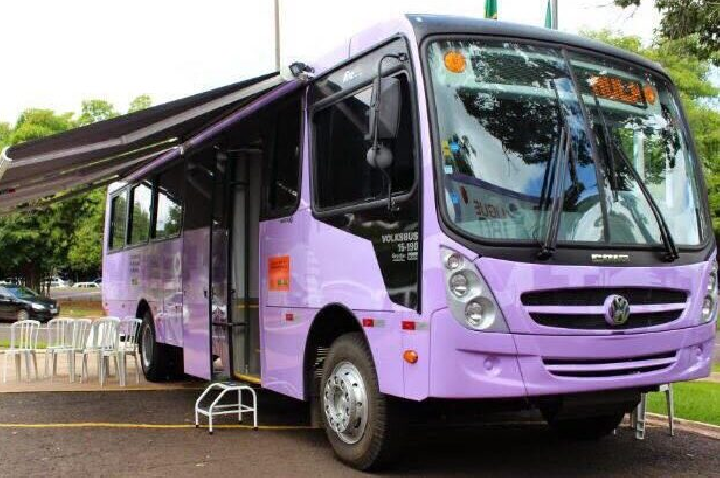 Ônibus Lilás estará em Campos Novos nesta quinta-feira (16) com ações de conscientização e serviços à comunidade.