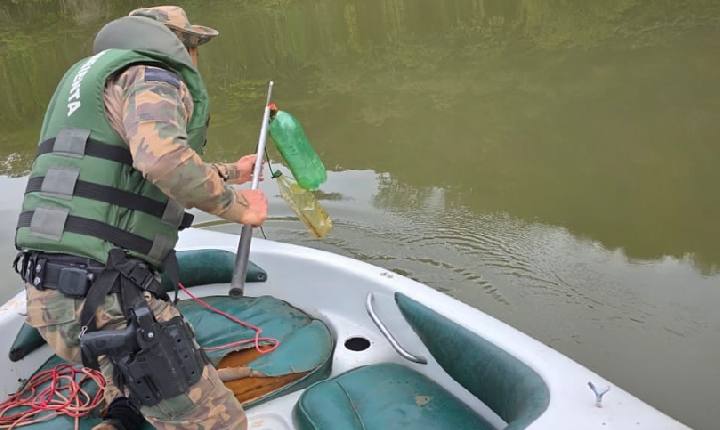 Operação Piracema: Polícia Militar Ambiental intensifica fiscalização no lago da Usina de Campos Novos