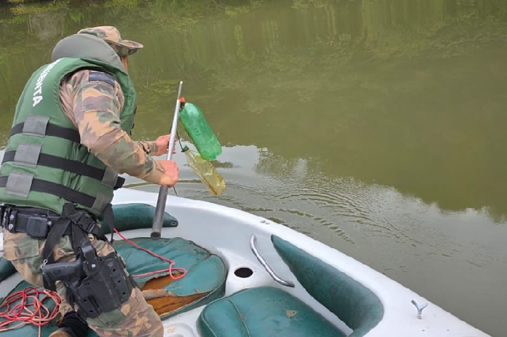Operação Piracema: Polícia Militar Ambiental intensifica fiscalização no lago da Usina de Campos Novos