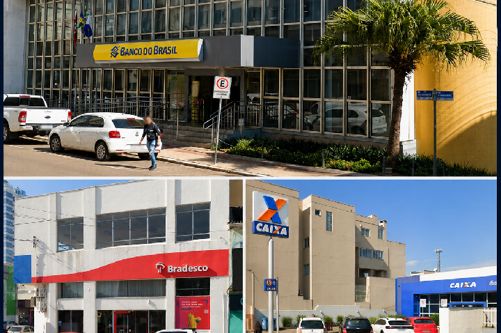 Paralisação de bancários afeta Caixa, Banco do Brasil e Bradesco em Campos Novos nesta quinta-feira