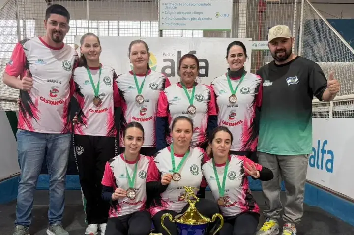 Pinheiros SEL Campos Novos conquista 3º lugar na Copa do Brasil Feminina de Bocha em Chapecó