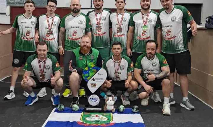 Pinheiros/SEL Campos Novos é vice-campeão da 4ª Copa do Brasil de Clubes de Bocha em Luzerna