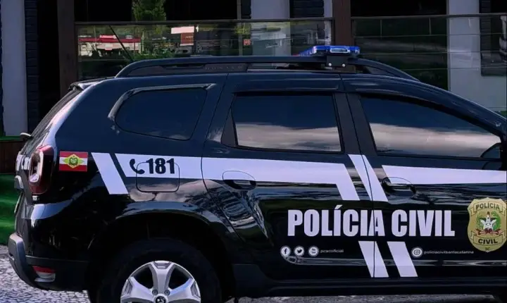 Polícia Civil e Militar cumprem mandado de busca em investigação de furto a agência bancária em Brunópolis