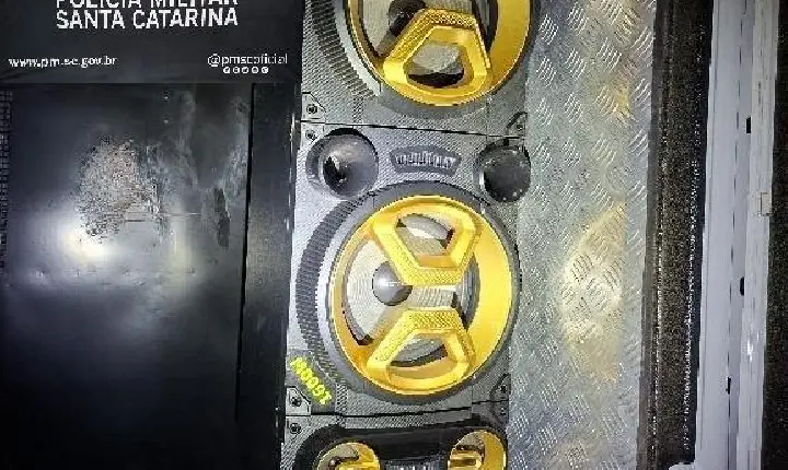 Polícia Militar apreende caixa de som por perturbação do sossego