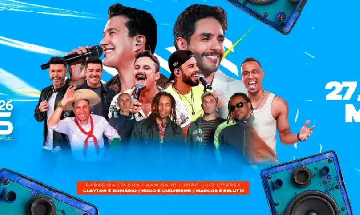 Prefeitura de Campos Novos divulga shows nacionais da Expocampos 2026