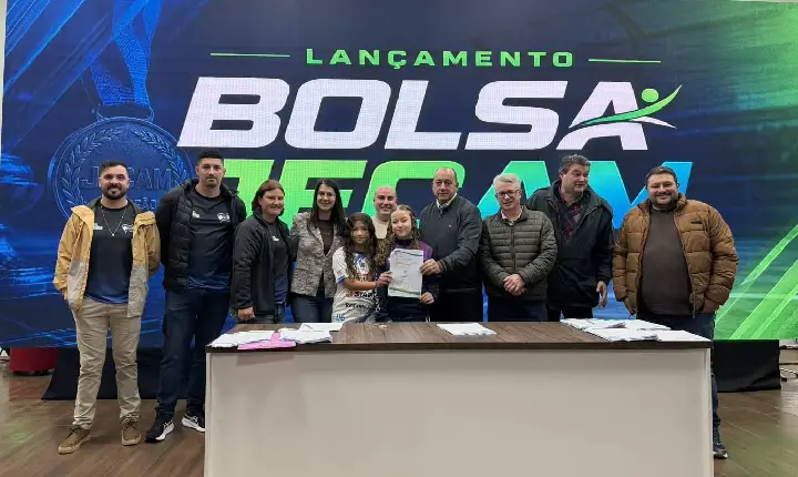 Prefeitura de Campos Novos oficializa Bolsa JECAM 2026 e homenageia Alemão Preto
