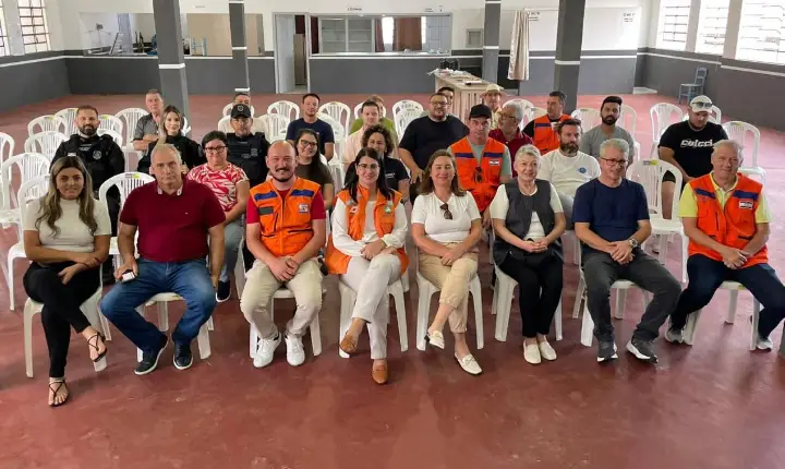 Prefeitura de Campos Novos realizou Simulado Geral e promoveu ciclo de palestras sobre gestão de desastres