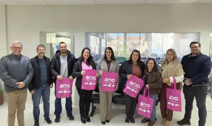 Prefeitura de Campos Novos recebe representantes do Grupo Amo