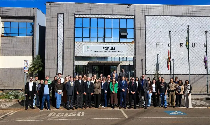 Presidência do TJSC aproxima gestão ao 1º grau em visita à comarca de Campos Novos