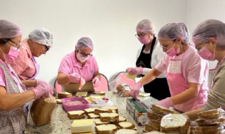 Rede Feminina de Campos Novos Transforma Vidas com Lanches Solidários.