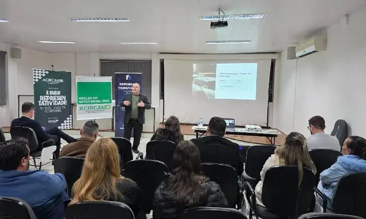 Reforma tributária entra em pauta em encontro com o Setor Imobiliário em Campos Novos