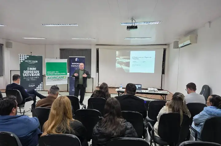Reforma tributária entra em pauta em encontro com o Setor Imobiliário em Campos Novos