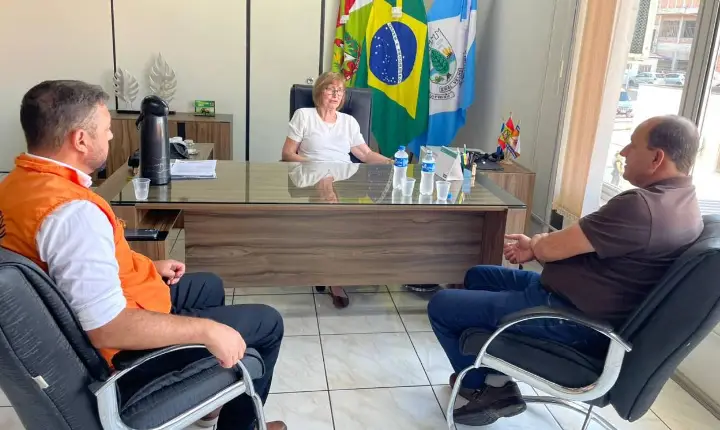 Reunião entre Campos Novos e Erval Velho trata de melhorias na ponte do Canhadão